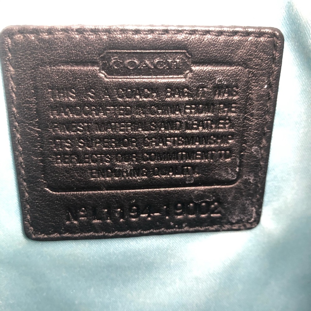 Coach Black Leather Bag - Picture 8 of 10